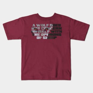 Wolf Quote Kids T-Shirt